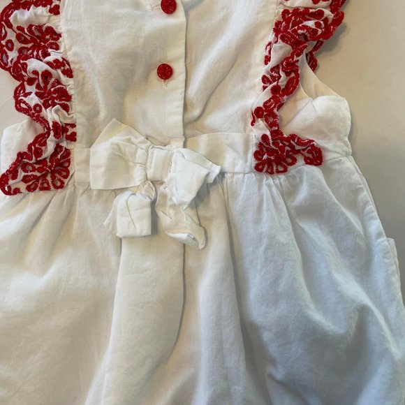 6-9mo romper/bonnet set - Picture 4 of 4